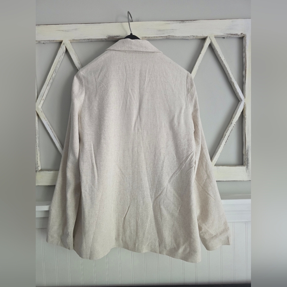 Z Supply Women's Chateau Linen Blazer Size Medium - Picture 9 of 13